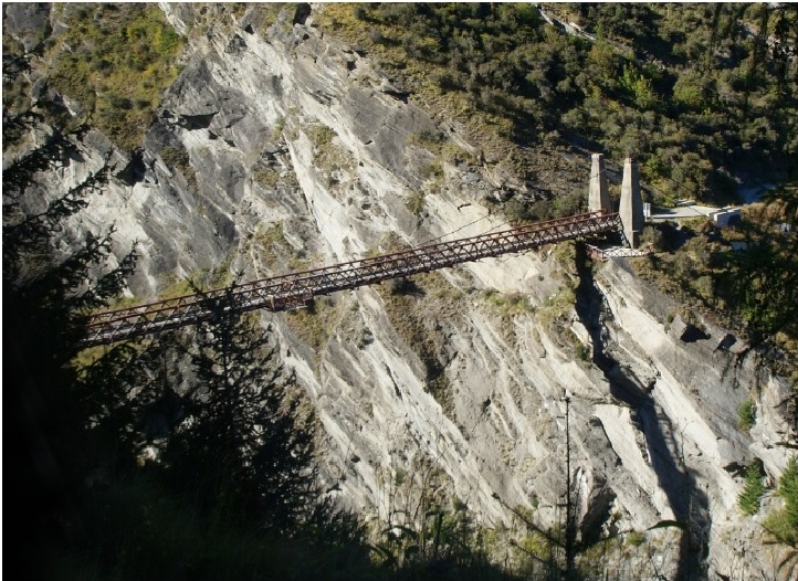 Road through Skippers Canyon ประเทศนิวซีแลนด์-1