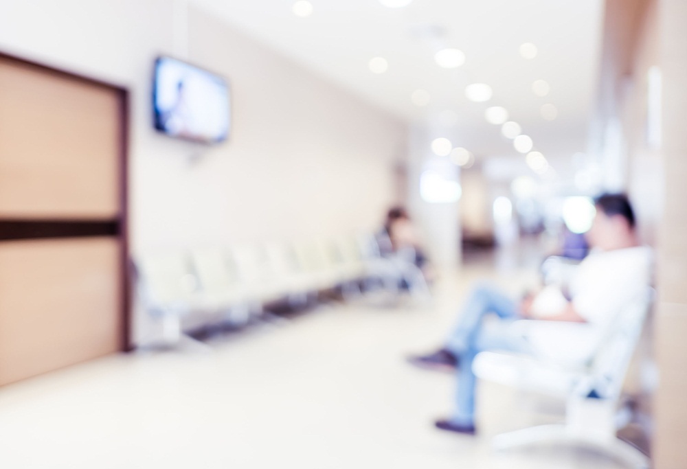 37857171 - blurred patient waiting for see doctor,abstract background.