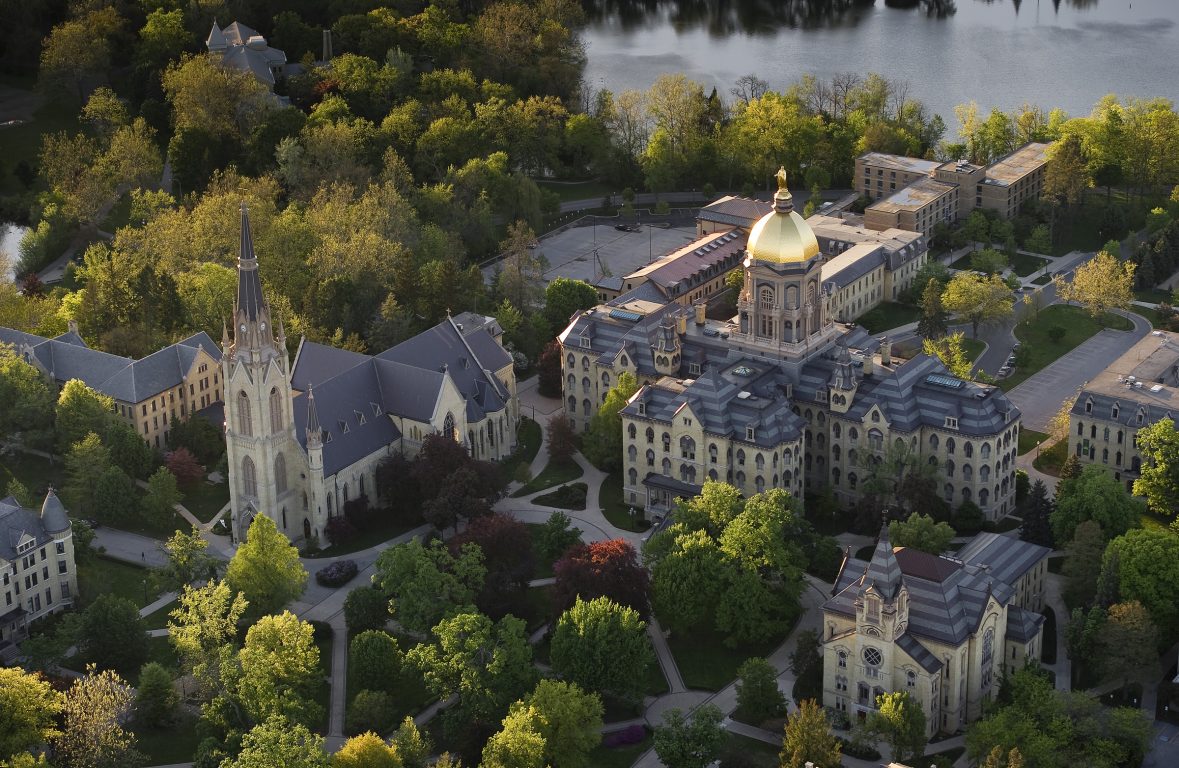 May 16, 2011; Main Quad aerial..Photo by Matt Cashore/University of Notre Dame